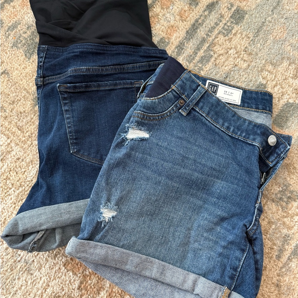 Maternity Blue Denim Jeans EUC!